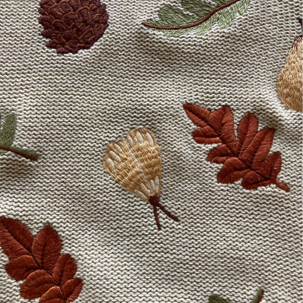 Princess Highway Cream Embroidered Autumn Sweater - Picture 6 of 6